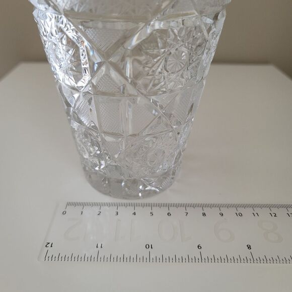 Crystal Pinwheel Vase #0366 - Picture 9 of 11